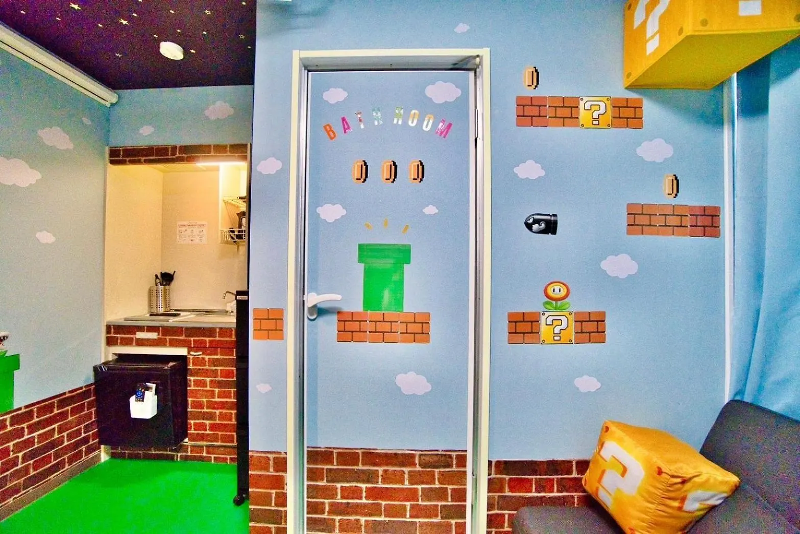 Max4People 15Min Shibuya Mario Brothers Room Meguro Tokyo Apartment